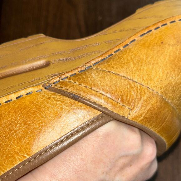 Dansko professional leather Honey Distressed Clog size 37 - Picture 11 of 11